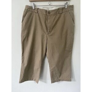 Gap Pants Womens 16R NWT Capri Classic Fit Cropped Khaki 36” Waist 23” Inseam